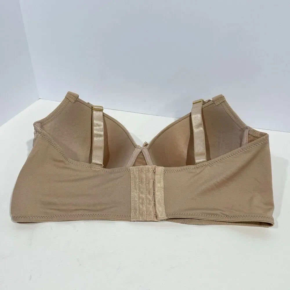 Daisy Fuentes 40C Nude Daisy Fuentes Long Waist Bra Padded Underwire Bra NWOT